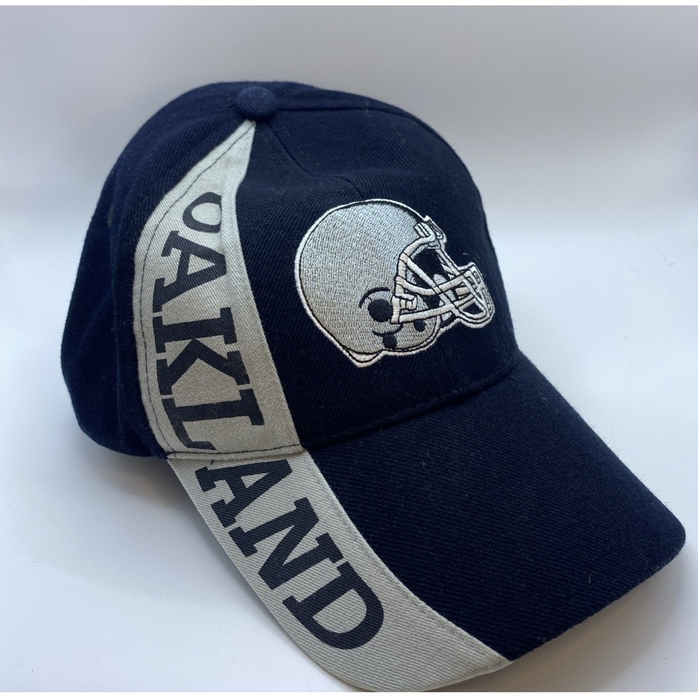 Vintage Caps Club Oakland Raiders Football Adjustable OSFA Hat Helmet Logo